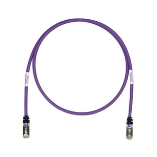 Patch Cord Cat6A, Blindado S/FTP, CM/LS0H, 5ft, Color Violeta