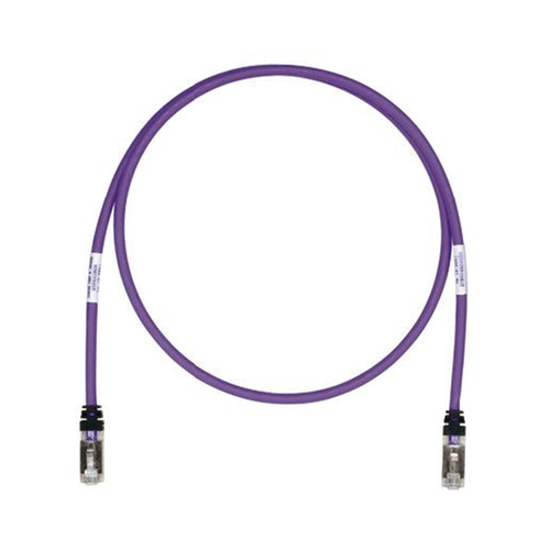 Patch Cord Cat6A, Blindado S/FTP, CM/LS0H, 5ft, Color Violeta