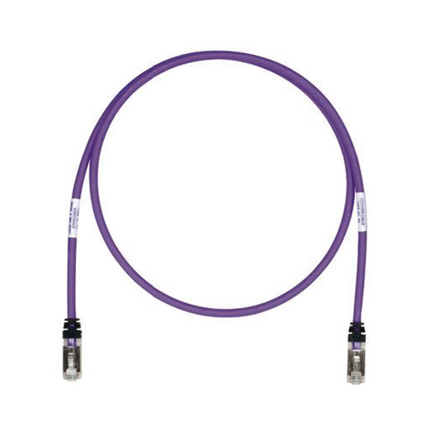 Patch Cord Cat6A, Blindado S/FTP, CM/LS0H, 5ft, Color Violeta