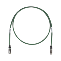 Patch Cord Cat6A, Blindado S/FTP, CM/LS0H, 7ft, Color Verde