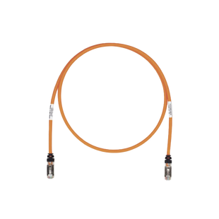 Patch Cord Cat6A, Blindado S/FTP, CM/LS0H, 2.13 Metros (7 Pies), Color Naranja