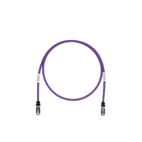 Patch Cord Cat6A, Blindado S/FTP, CM/LS0H, 7ft, Color Violeta