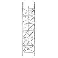 Tramo de Torre de 3 m x 60 cm de Ancho (Tubo 1-1/4" Ced. 30), Galvanizado por Inmersión en Caliente, Hasta 99 m de Elevación.