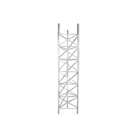 Tramo de Torre de 3 m x 60 cm de Ancho (Tubo 1 1/4" Ced. 40), Galvanizado por Inmersión en Caliente, Hasta 99 m de Elevación.