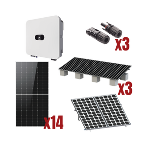 Kit Solar Interconexion  / 8kW  220Vca / Inversor HUAWEI/ Montaje Incluido