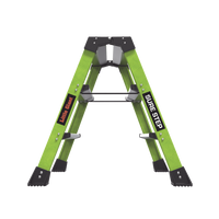Escalera Plegable 2 Peldaños de Fibra de Vidrio / Tamaño 66 cm ( 2' 2").