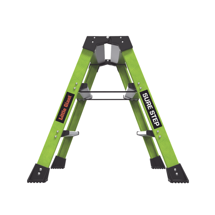 Escalera Plegable 2 Peldaños de Fibra de Vidrio / Tamaño 66 cm ( 2' 2").