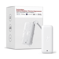 Medidor de temperatura y humedad para uso exterior o interior Datos en pantalla / inalámbrico BLUETOOTH compatible con HUB SwitchBot