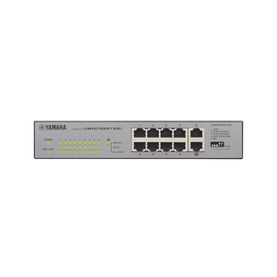 SWITCH DE RED POE 10 PUERTOS OPTIMIZADO P/ REDES DANTE