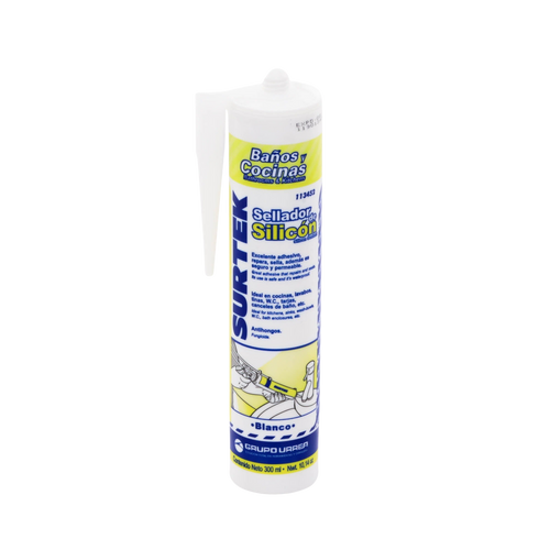 Silicón Para Baños y Cocinas /Color Blanco / Contenido 280 ml.