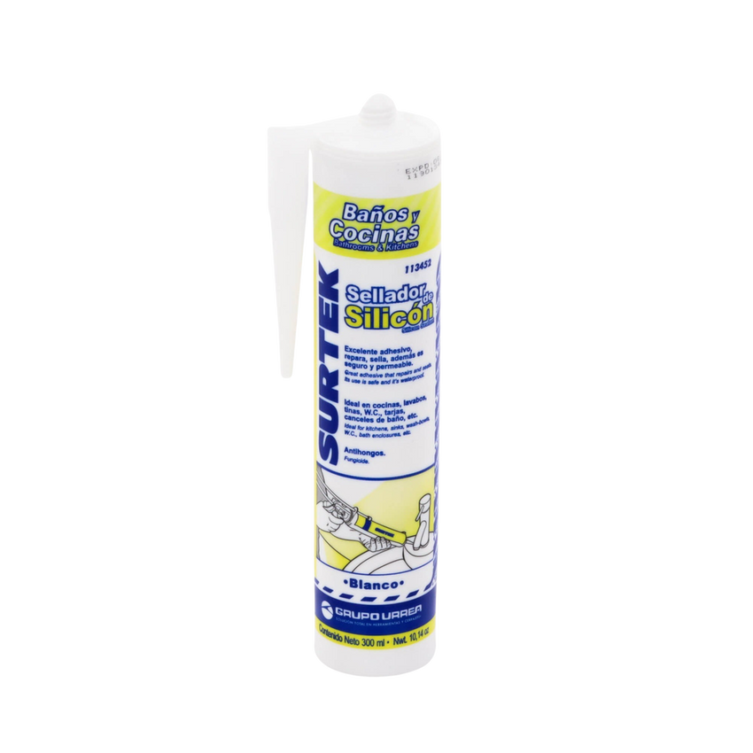 Silicón Para Baños y Cocinas /Color Blanco / Contenido 280 ml.