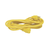 Extensión Eléctrica de Uso Rudo Aterrizada 30 metros / Color Amarillo.
