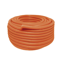 Manguera flexible Reforzada 1/2" x 100 m /Polietileno Alta Densidad HDPE/ Con guía /Resistente a Intemperie.