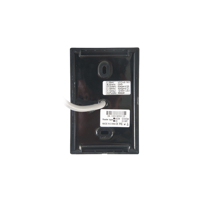 Lector de Proximidad MIFARE 13.56 MHz / Wiegand 34 Bits / IP65 / ISO14443A / Exterior