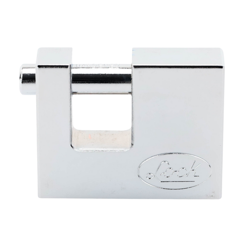 Candado para Cortina Metálica / Medida 70 mm/ Acabado Cromo Satinado/ Nivel de Seguridad 6 / Llave Estándar.