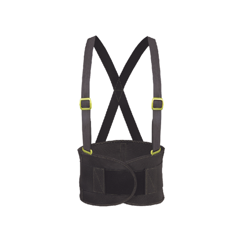 Faja elástica reforzada grande, con cierre delantero y herrajes de plástico.