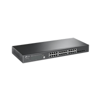 Smart Switch JetStream apilable Gigabit administrable Capa 2, 24 puertos 10/100/1000 Mbps + 4 puertos SFP+