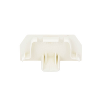 Tapa Final, para uso con canaleta T45, Material PVC Rígido, Color Blanco Mate