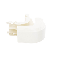 Esquinero exterior, para uso con canaleta T45, Material PVC Rígido, Color Blanco Mate
