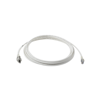 Patch Cord TERA Cat6A 1/10G Ethernet, de 4 pares y conector modular, LS0H, Color Marfil, 5 metros