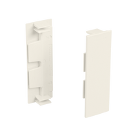 Unión recta de tapa, para uso con canaleta T70, Material PVC Rígido, Color Blanco