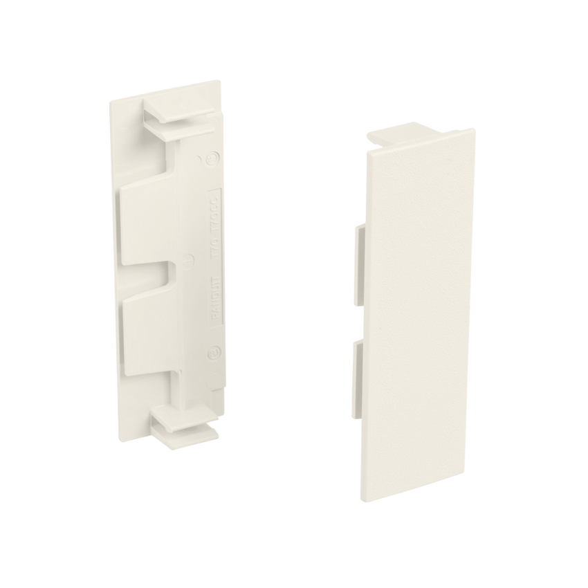 Unión recta de tapa, para uso con canaleta T70, Material PVC Rígido, Color Blanco