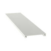 Cubierta para canaleta T-70, de PVC rígido, 70.1 x 9.1 x 1828.8 mm, Color Blanco