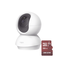 Kit de Cámara IP Wi-Fi / Incluye 1 Pieza Modelo TAPOC200 / 2 Megapixel /  Utiliza La App Tapo / 1 Memoria Micro SD  Hiksemi Modelo  HS-TF-E1/32G