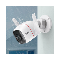 Cámara IP Wi-Fi para exterior, 3 megapixel, audio doble vía, visión nocturna, notificación Push, acepta memoria Micro SD de para grabación.