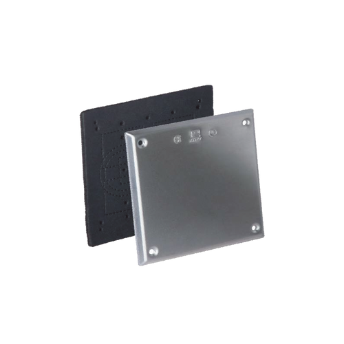 Tapa cuadrada ciega de aluminio con PVC Uretano