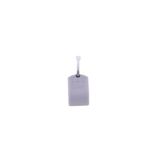 Grapa para cable redondo de 14mm color gris (100pzs) (3105-00100)