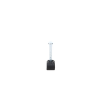 Grapa negra para Fibra óptica redonda de 3 mm (100pzs) (3101-00400)