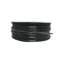 Bobina de 152 Metros de Cable Detector de Calor, Temperatura Fija 235° C, Recubrimiento de Nylon Negro para Aplicaciones en Exterior, Sin Guía Acerada