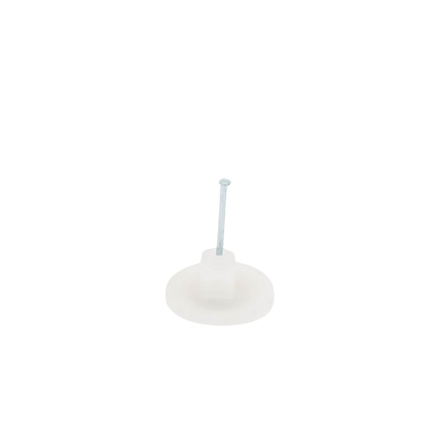 Grapa para cable plano de 4mm color transparente (100pzs) (3208-00100)