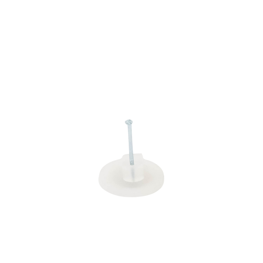 Grapa para cable plano de 4mm color transparente (100pzs) (3208-00100)