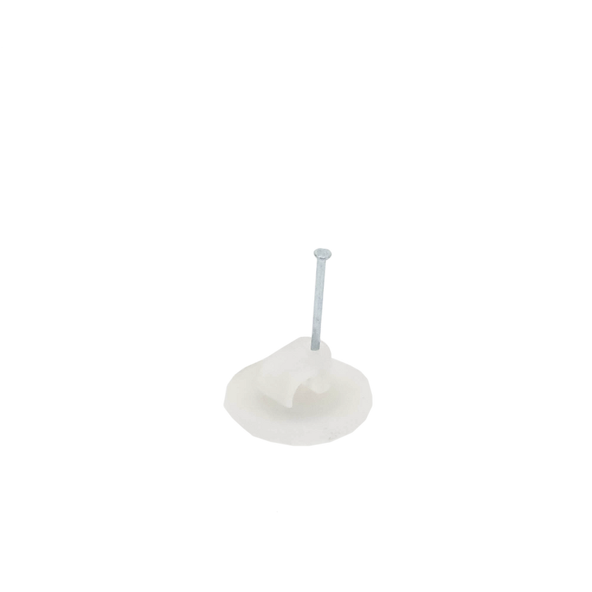 Grapa para cable plano de 4mm color transparente (100pzs) (3208-00100)
