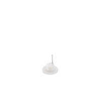 Grapa para cable redondo de 5mm color transparente (100pzs) (3102-00100)