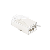 Conector RJ45 para Cable FTP/STP Categoría 5E - Blindado con Pin a Tierra