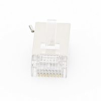 Conector RJ45 para Cable FTP/STP Categoría 5E - Blindado con Pin a Tierra