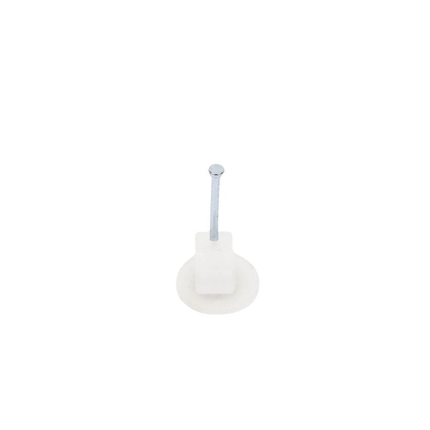 Grapa para cable plano de 6mm color transparente (100pzs) (3210-00100)