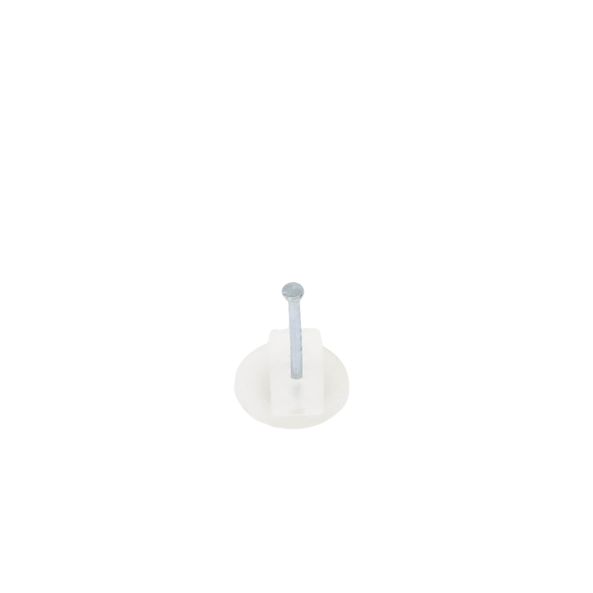 Grapa para cable plano de 6mm color transparente (100pzs) (3210-00100)