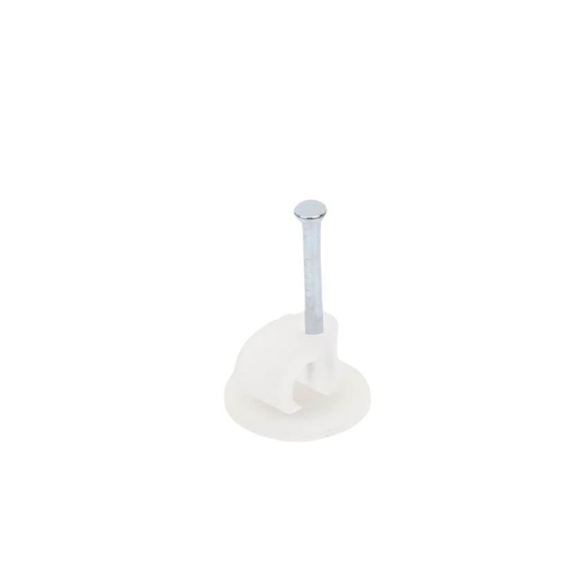 Grapa para cable redondo de 7mm color transparente (100pzs) (3103-00100)