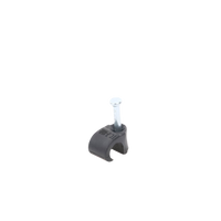 Grapa reforzada para cable redondo de 7mm color negro (100pzs) (3103-00300)