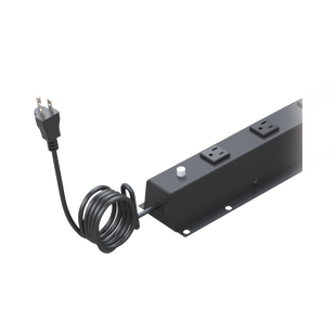 PDU Vertical de 10 Contactos (NEMA 5-15R). Volt. Ent./Sal.: 120Vca/15A compatible con Racks EIRL y EIQR.