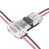 Conector en forma de T para 2 Contactos / Para una Conexión Rápida
