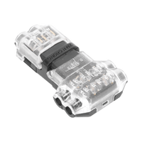 Conector en forma de T para 2 Contactos / Para una Conexión Rápida