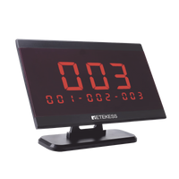 Pantalla receptora inalambrica para sistema de llamada de asistencia