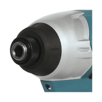 Atornillador de Impacto, entrada hexagonal de ¼”.  2 baterías de 12v de 1.5 amperes y cargador.