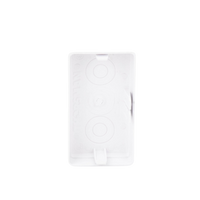 Tapa final en color blanco de PVC auto extinguible,  para canaleta TEK100 (5591-02001)