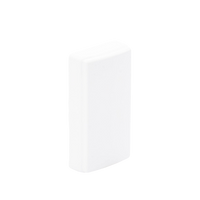 Tapa final en color blanco de PVC auto extinguible,  para canaleta TEK100 (5591-02001)